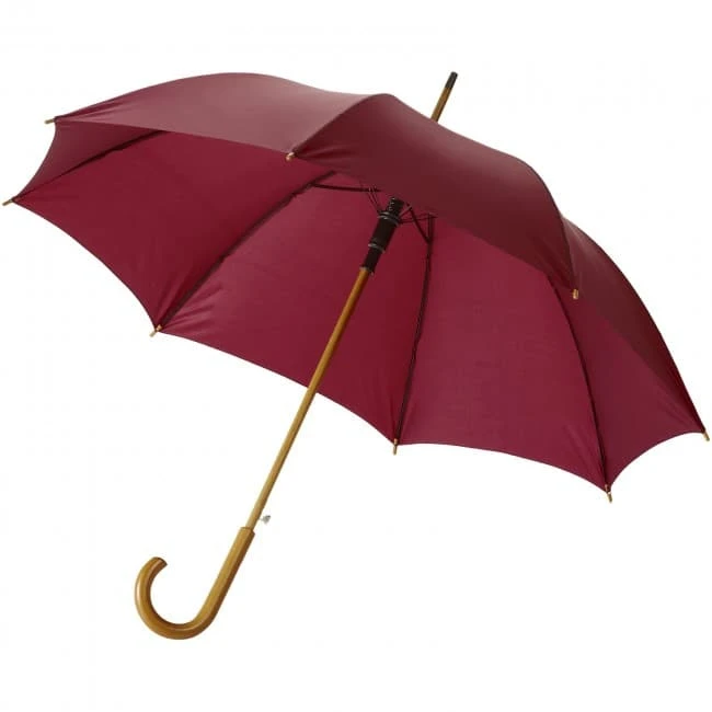 Kyle 23'' auto open umbrella wooden shaft and handle