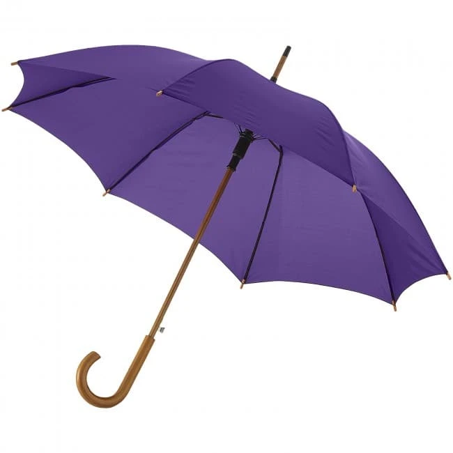 Kyle 23'' auto open umbrella wooden shaft and handle