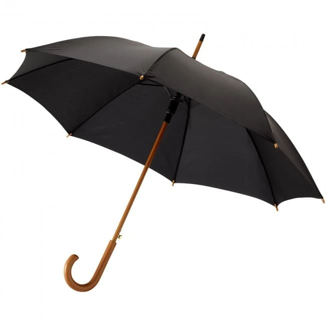 Kyle 23'' auto open umbrella wooden shaft and handle