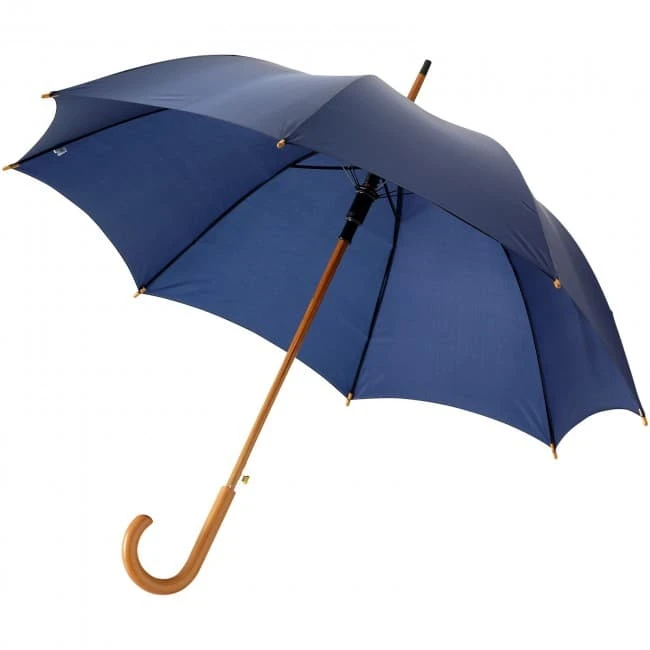 Kyle 23'' auto open umbrella wooden shaft and handle