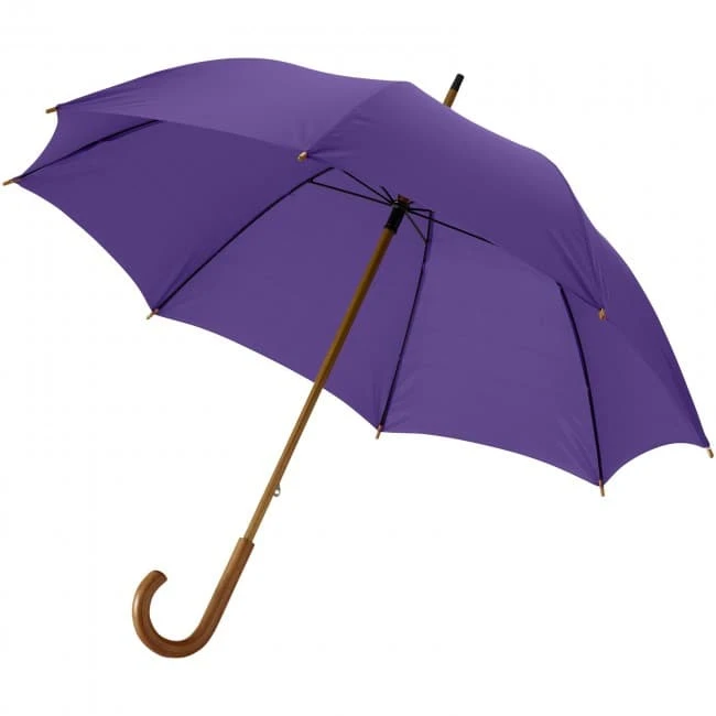 Jova 23'' umbrella with wooden shaft and handle