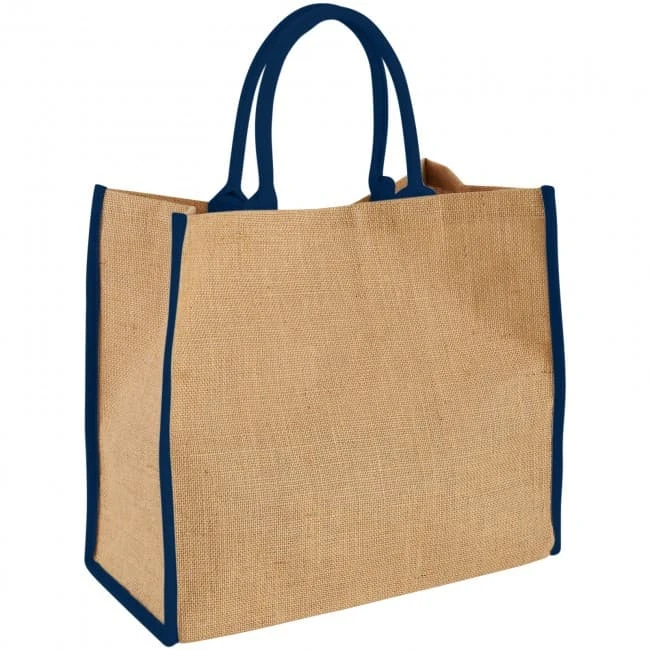 Harry Coloured Edge Jute Tote Bag 25L