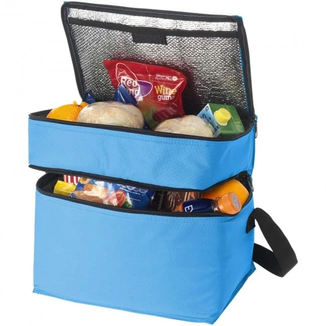 Oslo 2-Zippered Compartments Cooler Bag 13L