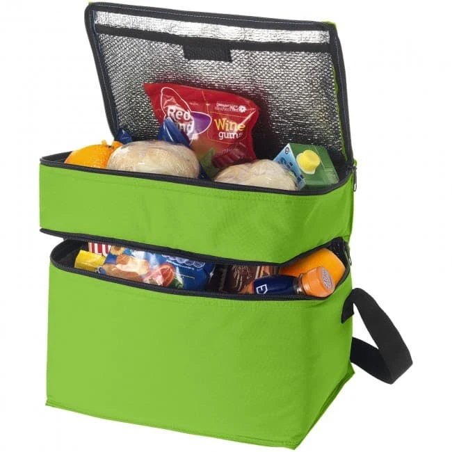 Oslo 2-Zippered Compartments Cooler Bag 13L