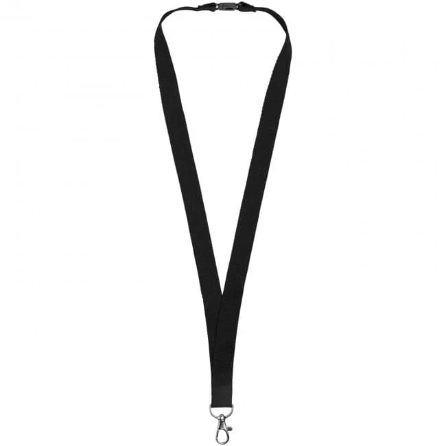 Dylan cotton lanyard with safety clip