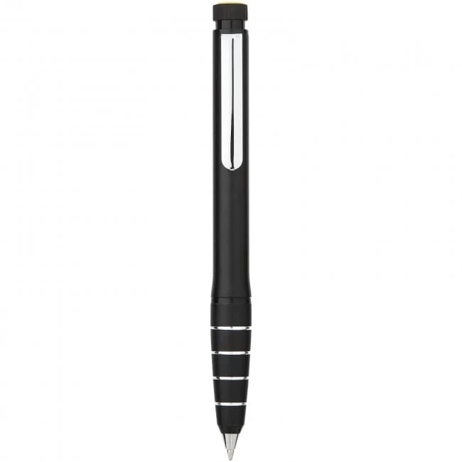 Jura dual aluminium ballpoint pen and highlighter