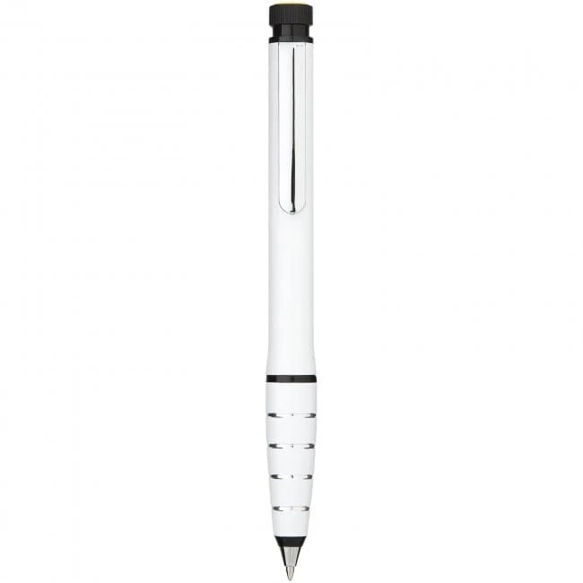 Jura dual aluminium ballpoint pen and highlighter