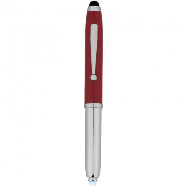 Xenon stylus ballpoint pen with LED light