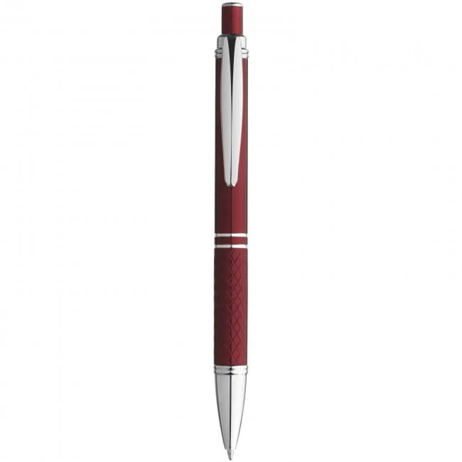 Jewel ballpoint pen with knurled grip