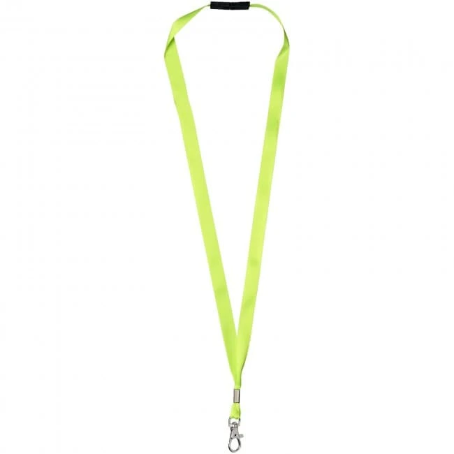 Oro ribbon lanyard with break-away closure