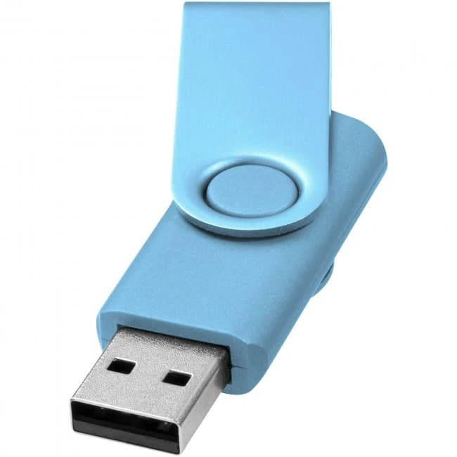 Rotate-Metallic 4GB USB Flash Drive
