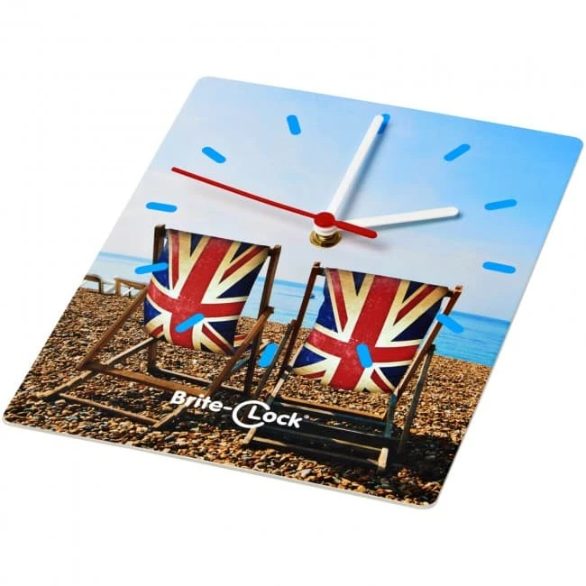 Brite-Clock Rectangular Wall Clock 