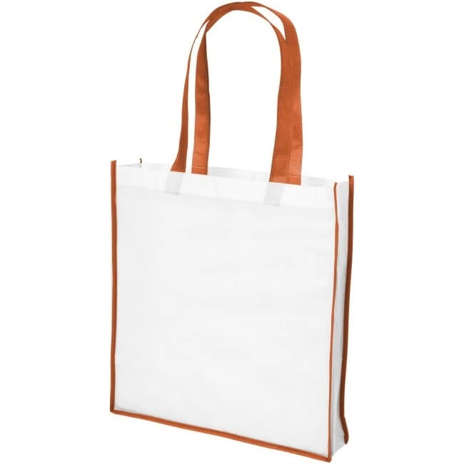 Contrast large non-woven shopping tote bag