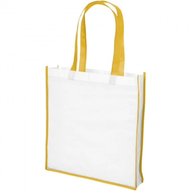Contrast large non-woven shopping tote bag