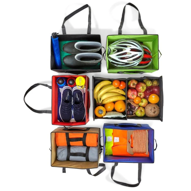 Foldable car organizer