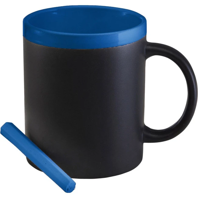 Stoneware mug with chalks 300ml
