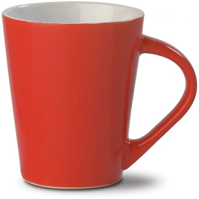 Bright red 'Nice' mug 250ml