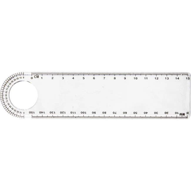 Plastic Transparent Ruler 15cm