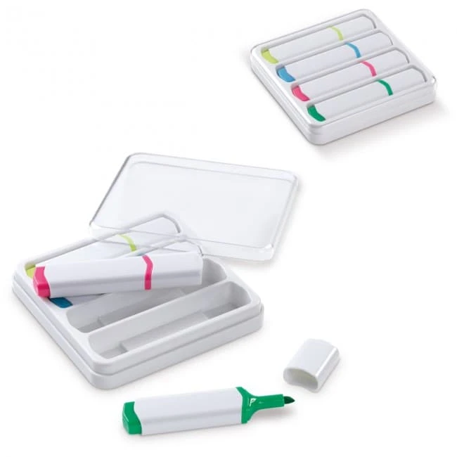 Highlighter set 4pc 110mm