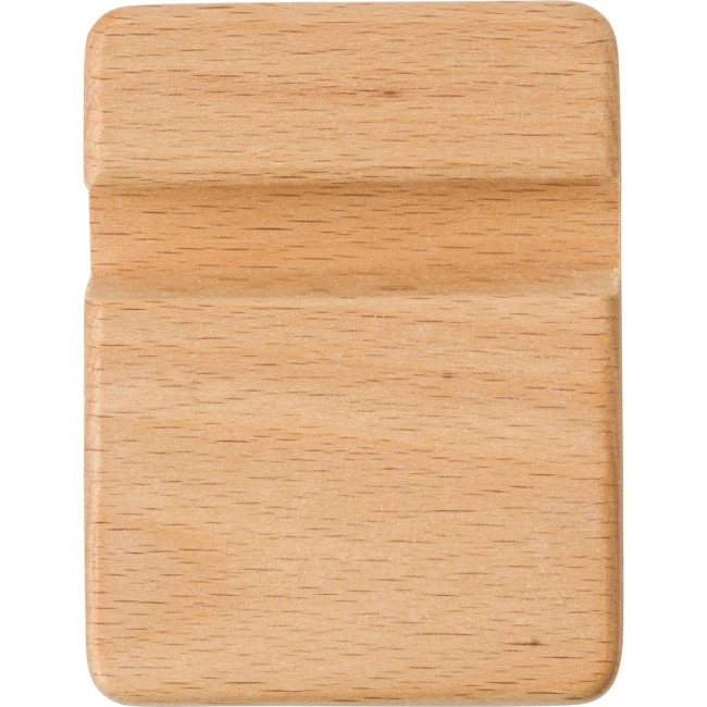 Beech wood phone holder