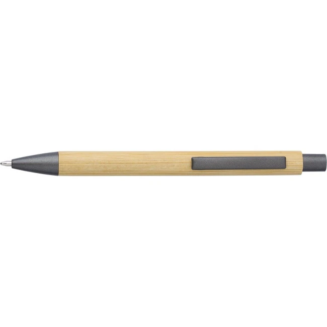 Bamboo & plastic ballpen
