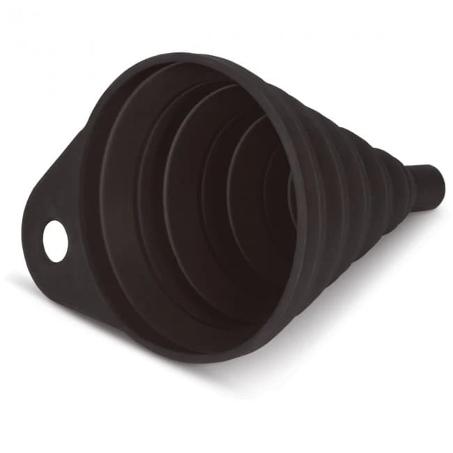Foldable funnel for car