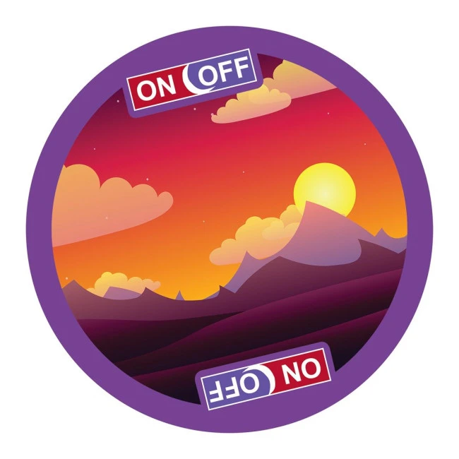 3D Lenticular coaster, 9cm.