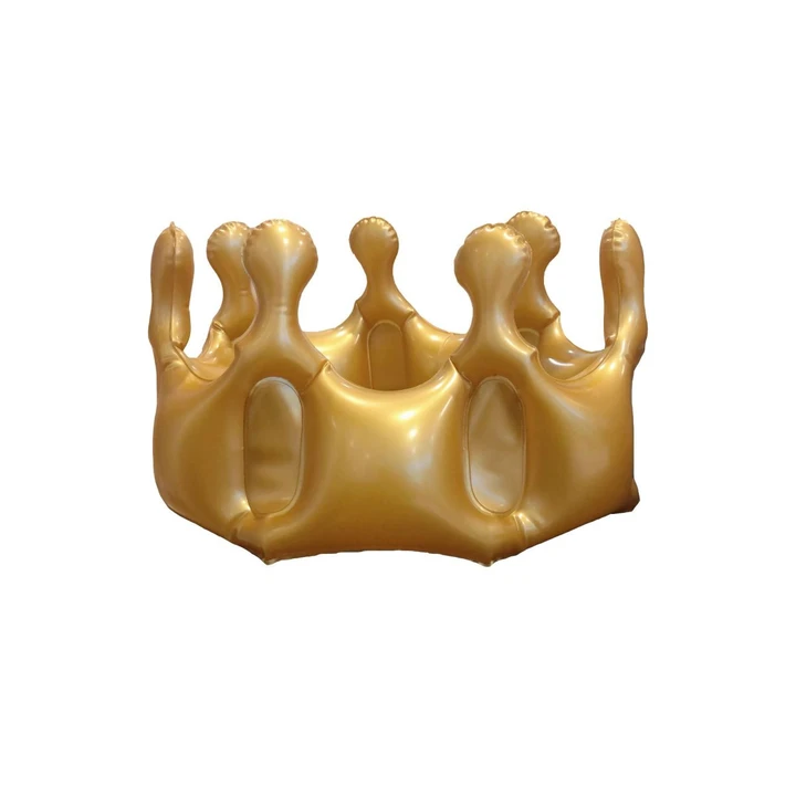 Inflatable Crown Corona - Gold