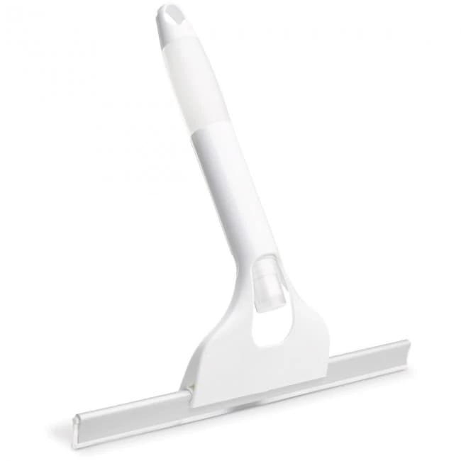 Wiper with spray