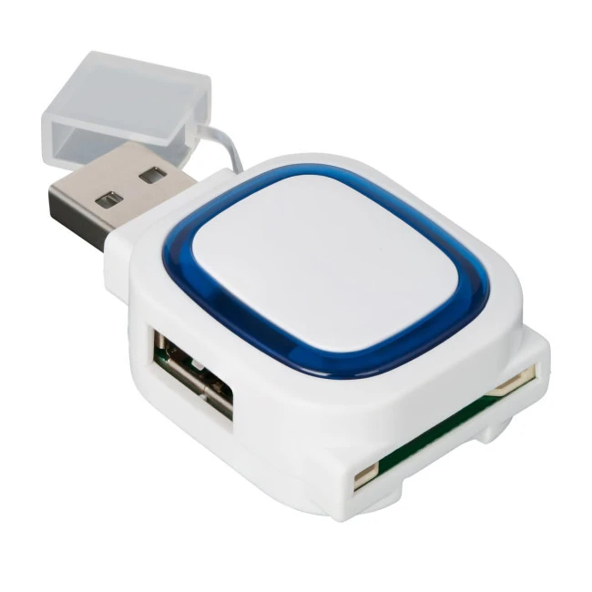 2-Port USB Hub & Card Reader