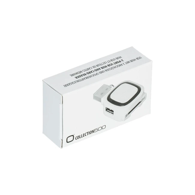 2-Port USB Hub & Card Reader