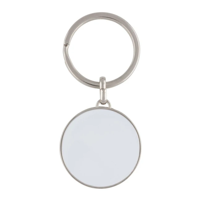 Round Metal Keyring