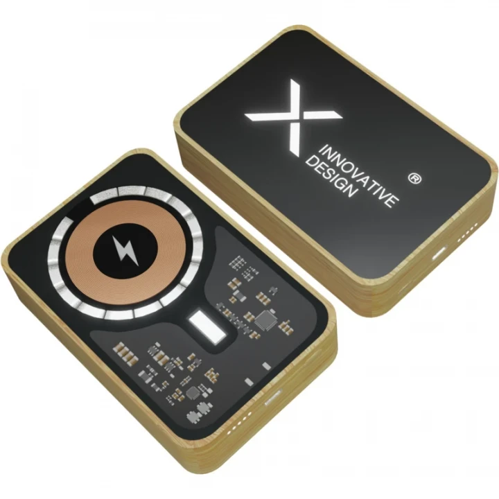 SCX.Design P27 10.000mAh MagSafe Bamboo Power Bank