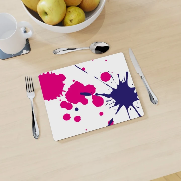 Placemat - Rectangle - Wooden Hardboard - Single - 23cm x 32cm
