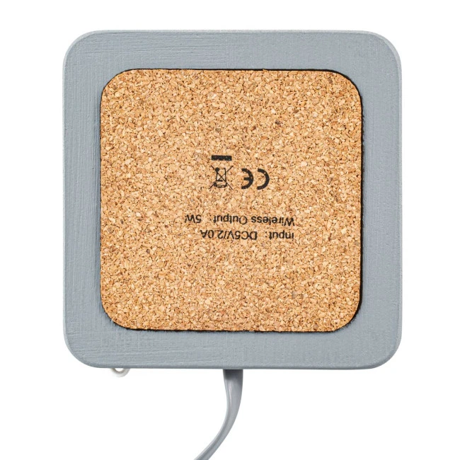 Grey Cork Wireless Charger