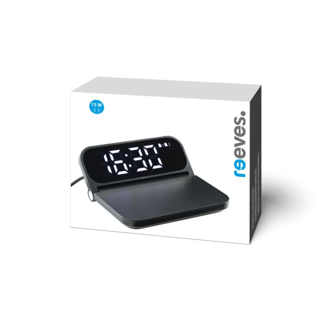 Fast Wireless Charger With Alarm Clock