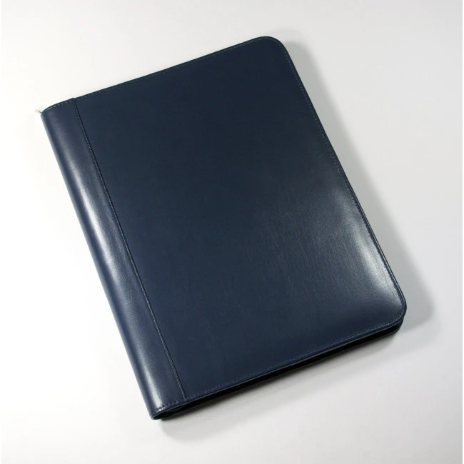 Warwick A4 Zipped Folder in Navy