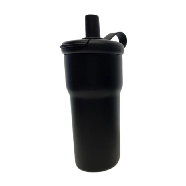 Roca Recycled Stainless Steel Insulated Cup With Integrated Straw 600ml