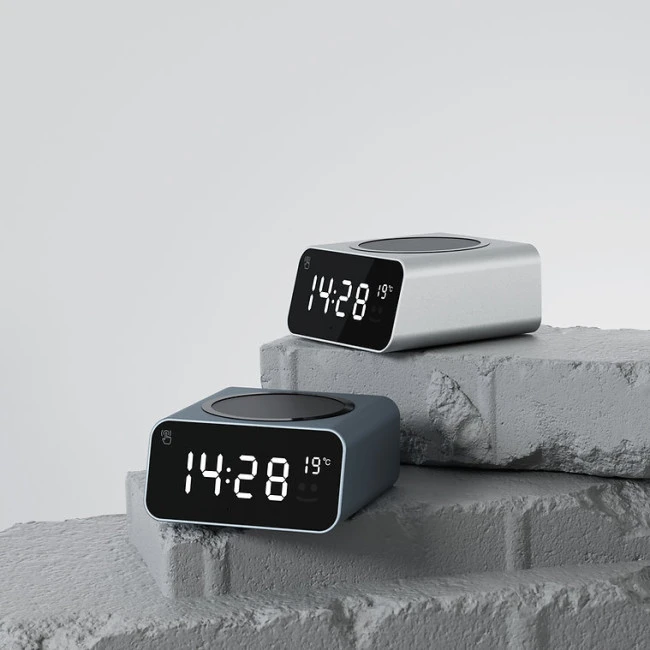Xoopar REDDI Travel Clock & Wireless Charger