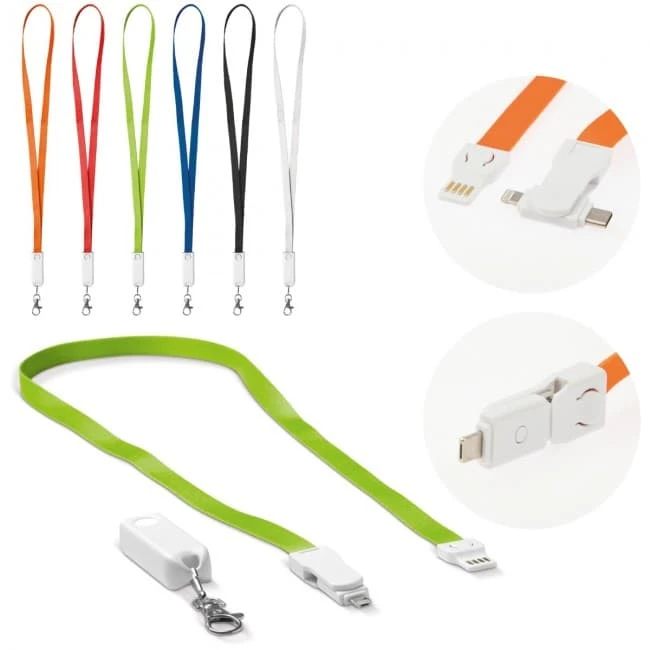 Keycord charging cable 3-in-1
