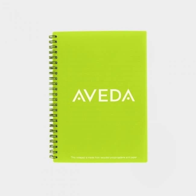 Green & Good A5 Polypropylene Wire Notebooks - Recycled