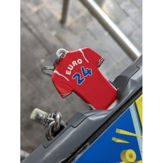Shirt Shaped Trolley Stick Keyring