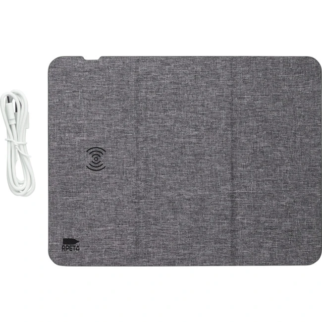 Rpet Wireless Charger Mouse Mat/Phone Stand