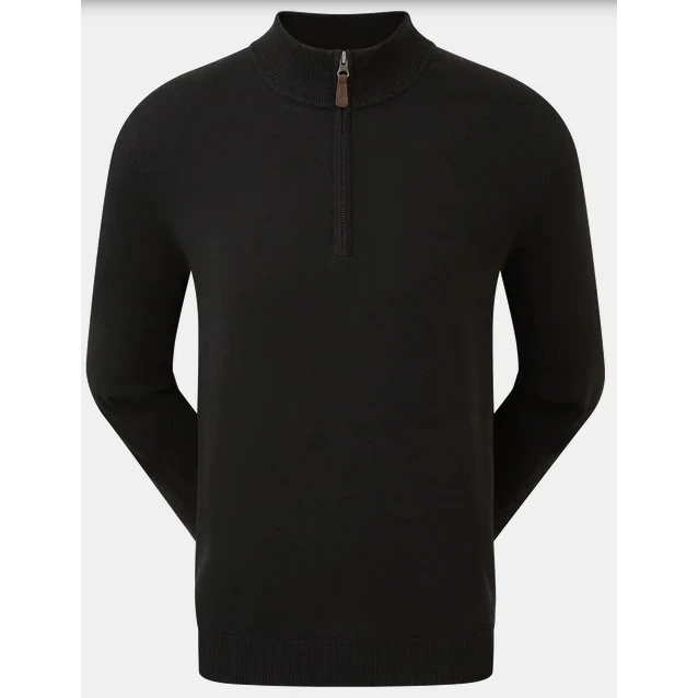 Footjoy (Fj) Gent's Wool Blend Half Zip Golf Pullover