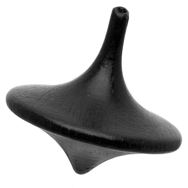 Coloured Spinning Top Sustainable Wood