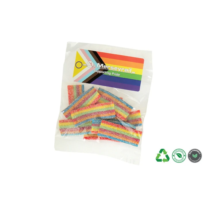 Bag of Rainbow Belts 50g
