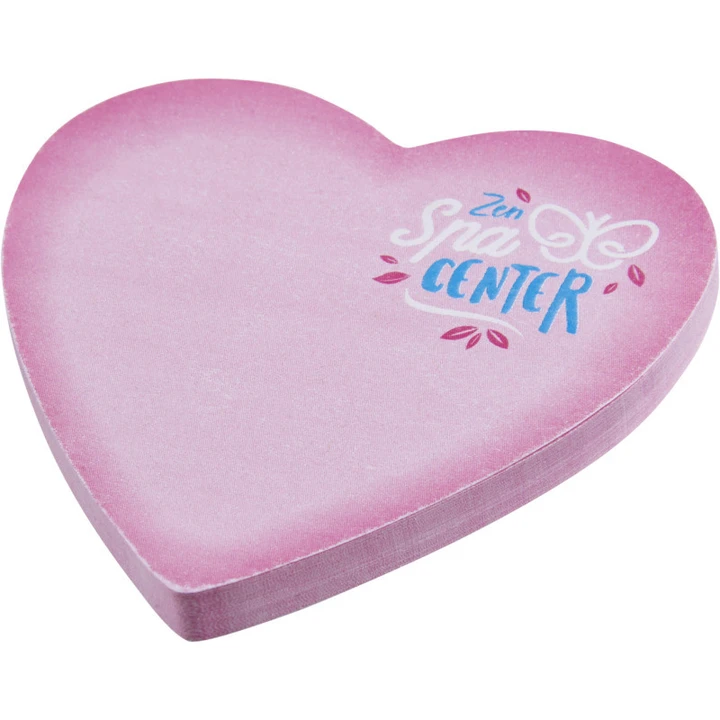 Sticky-Mate Heart-Shaped Recycled Sticky Notes