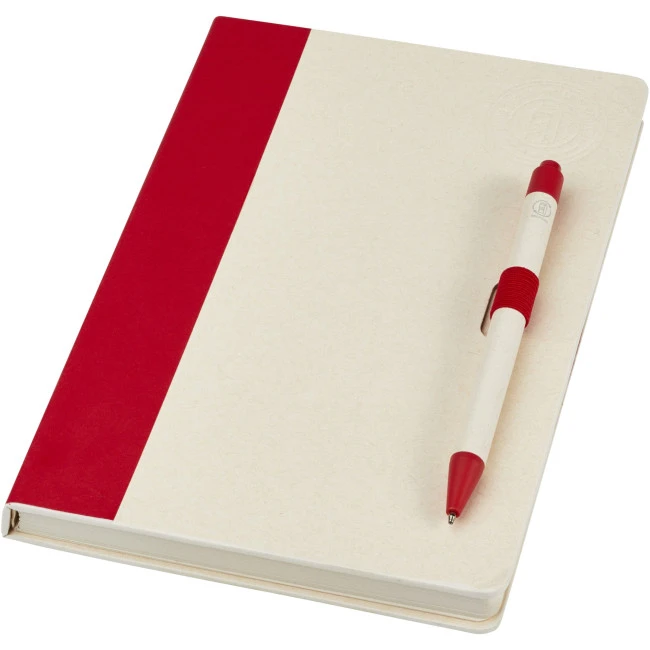 Dairy Dream A5 Size Reference Recycled Milk Cartons Notebook And Ballpoint Pen Set