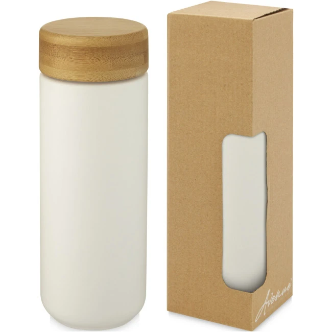 Lumi Ceramic Tumbler With Bamboo Lid 300ml