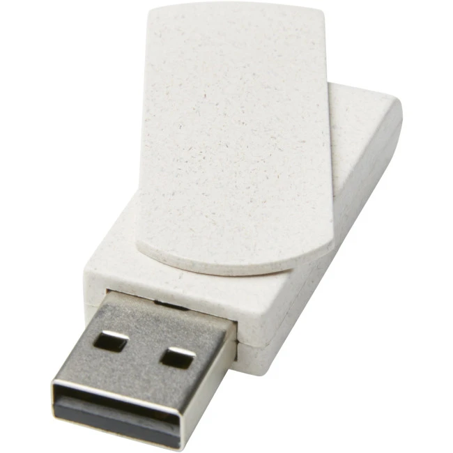 Rotate 4GB Wheat Straw USB Flash Drive